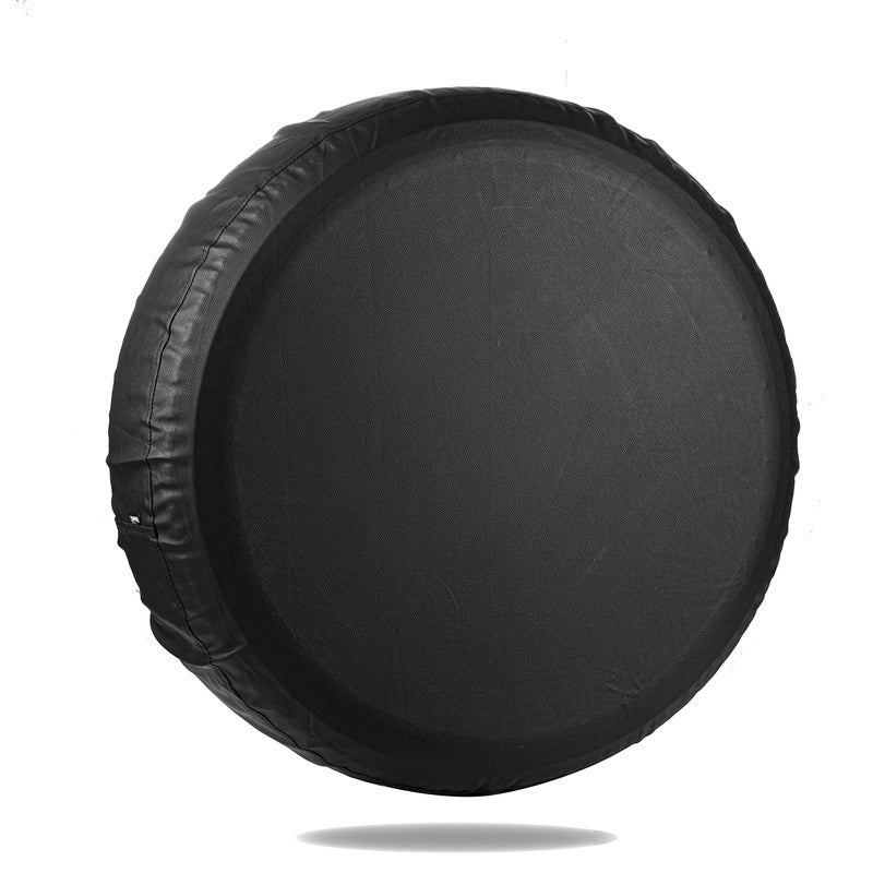 Moonet PVC Thickening Leather Spare Tire Wheel Cover for Car Truck SUV Camper Trailer Universal Fit RV JP FJ,R17 XL Black (for Overall Wheel Diameter 32-34 inch) - Image 5